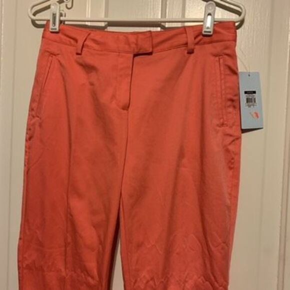 Lady Hagen Size 2 Costal Coral Ankle Pants **NEW** - Picture 3 of 8
